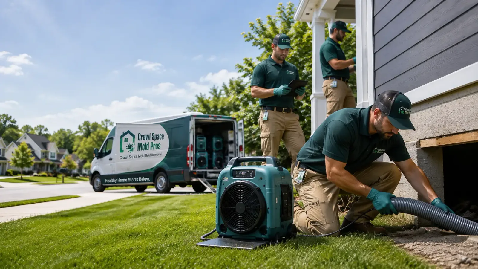 Crawl Space Mold Removal in Fence, WI